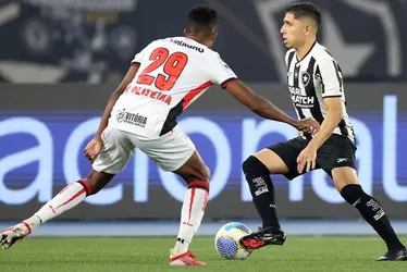 Imagem ilustrativa da imagem Botafogo tropeça em casa e vê o Palmeiras assumir a ponta do Brasileirão