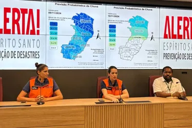 Imagem ilustrativa da imagem Com alerta de chuva forte no ES, Defesa Civil orienta moradores de áreas de riscos