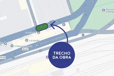 Imagem ilustrativa da imagem Compesa faz obra emergencial de esgoto na Rua Imperial, na área central do Recife