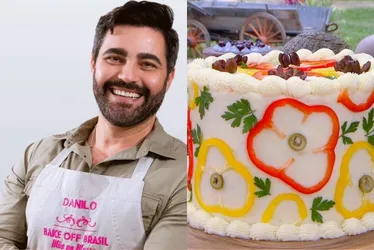 Imagem ilustrativa da imagem Aprenda a fazer o Bolo de Moqueca, criado por chef capixaba no Bake Off Brasil