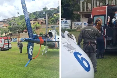 Imagem ilustrativa da imagem Criança de 1 ano é socorrida de helicóptero após sofrer queimaduras no Sul do ES