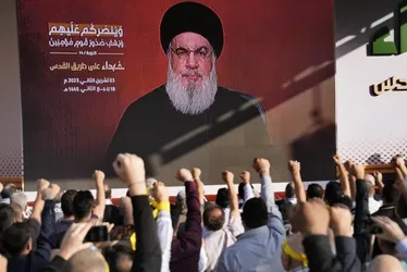 Imagem ilustrativa da imagem Exército israelense anuncia morte de líder do Hezbollah, Hasan Nasrallah