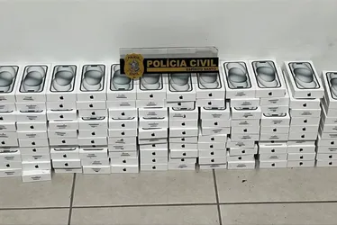 Imagem ilustrativa da imagem Funcionário é preso após furto de 140 celulares na Serra