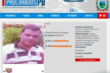 Imagem ilustrativa da imagem Homem acusado de feminicídio na PB é preso em PE 13 anos após cometer o crime