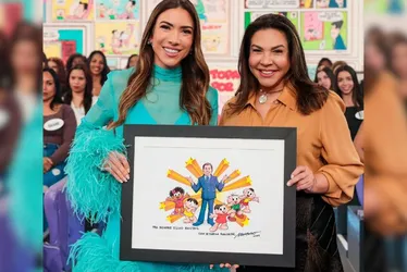 Imagem ilustrativa da imagem Homenagem de Mauricio de Sousa para Silvio Santos