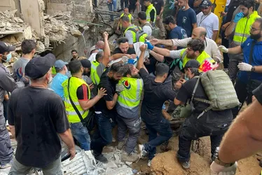 Imagem ilustrativa da imagem Número de mortos em bombardeio aéreo de Israel em Beirute sobe para 31