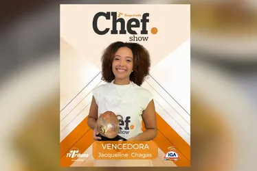 Imagem ilustrativa da imagem Jacqueline Chagas conquistou o troféu do Chef Show da TV Tribuna/Band