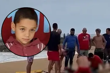 Imagem ilustrativa da imagem Menino de 8 anos é arrastado para o mar e morre afogado no ES
