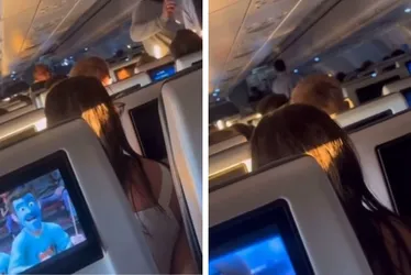 Imagem ilustrativa da imagem Mulher é imobilizada durante voo após xingar passageiros e cuspir em tripulantes