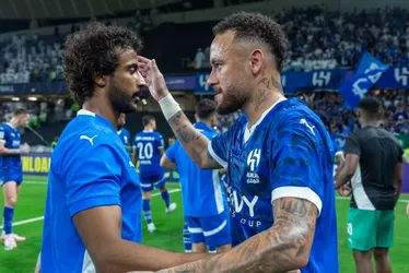Imagem ilustrativa da imagem Neymar volta após um ano e quase faz gol em 29 minutos em vitória do Al-Hilal