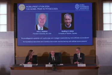 Imagem ilustrativa da imagem Nobel de Física vai para dupla que impulsionou estudo sobre aprendizado de máquina
