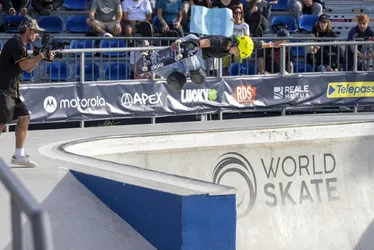 Imagem ilustrativa da imagem Raicca Ventura conquista o inédito título mundial no Skate Park em Roma