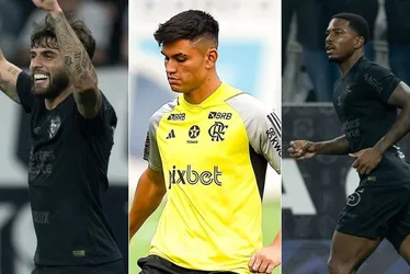 Imagem ilustrativa da imagem STJD pune Yuri, Alcaraz e Cacá por briga generalizada em Corinthians e Flamengo