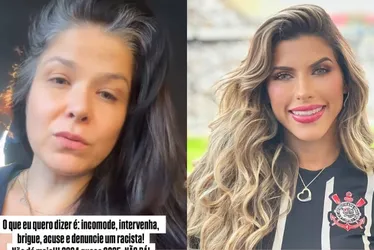 Imagem ilustrativa da imagem Samara Felippo critica Paula Minerato e rapper após áudio racista: 'Não dá mais'