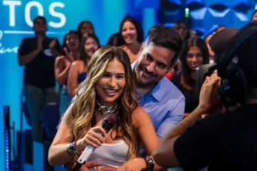 Imagem ilustrativa da imagem Simone Mendes entrega tudo no Programa Silvio Santos deste domingo