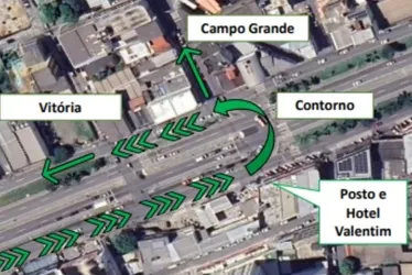 Imagem ilustrativa da imagem Trecho da avenida Mário Gurgel é interditado para obras de viaduto em Cariacica