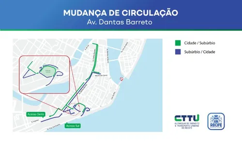 
          Imagem ilustrativa da imagem Avenida Dantas Barreto, no Centro, agora tem sentido único e redução de velocidade
          