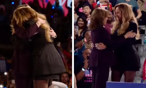 
          Imagem ilustrativa da imagem Beyoncé apoia Kamala Harris em defesa do direito ao aborto durante comício
          