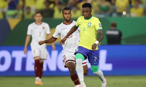 
          Imagem ilustrativa da imagem Brasil visita Venezuela com Vini Jr e chance de embalar nas Eliminatórias
          