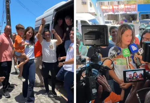 
          Imagem ilustrativa da imagem Candidata Mirella Almeida reforça confiança na vitória ao votar em Olinda
          