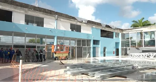 
          Imagem ilustrativa da imagem Começa montagem da cobertura do Santuário que desabou no Morro da Conceição
          