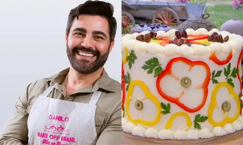 
          Imagem ilustrativa da imagem Confeiteiro capixaba faz bolo de moqueca no Bake Off Brasil
          