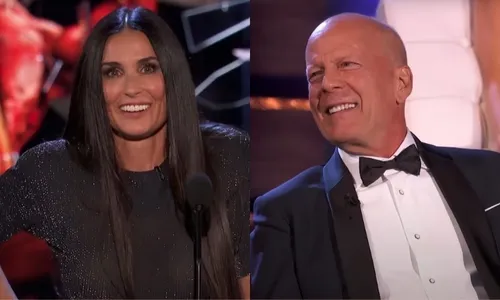 
          Imagem ilustrativa da imagem Bruce Willis e Demi Moore dançam em vídeo para comemorar 70 anos do astro; veja
          