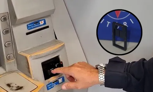 
          Imagem ilustrativa da imagem Dispositivo de roubo de dados é encontrado em caixa eletrônico na Praia do Canto
          