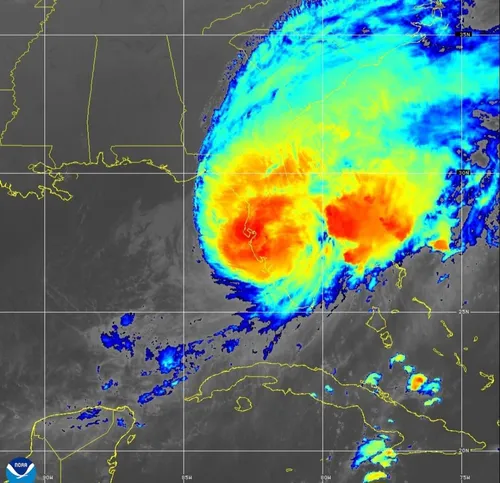 
          Imagem ilustrativa da imagem Furacão Milton chega à Flórida com ventos de 205 km/h e chuva muito forte
          