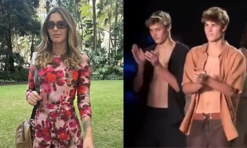 
          Imagem ilustrativa da imagem Gêmeos de Fernanda Lima e Rodrigo Hilbert desfilam na SPFW: 'Meus nepo babies'
          