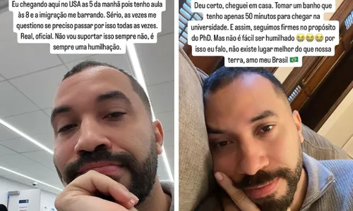 
          Imagem ilustrativa da imagem Gil do Vigor é barrado na imigração dos Estados Unidos: 'Não é fácil ser humilhado'
          