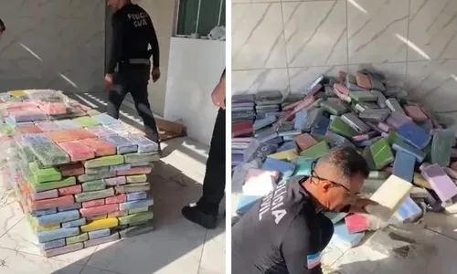 
          Imagem ilustrativa da imagem Meia tonelada de cocaína apreendida em bunker seria enviada para Europa
          