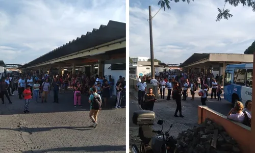 
          Imagem ilustrativa da imagem Motoristas de ônibus fazem protesto e fecham acessos ao Terminal de Carapina
          