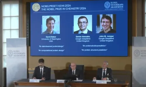 
          Imagem ilustrativa da imagem Nobel de Química vai para trio que usa IA para decifrar as proteínas
          