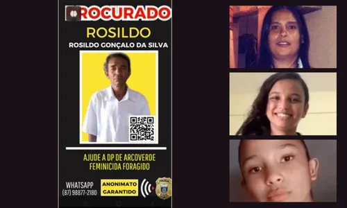 
          Imagem ilustrativa da imagem Suspeito de triplo feminicídio está foragido e mobiliza força-tarefa no Sertão
          