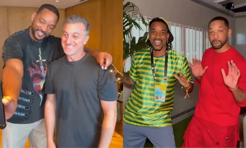 
          Imagem ilustrativa da imagem Will Smith participa do 'Domingão' e encontra sósia: 'Dois malucos no pedaço'
          