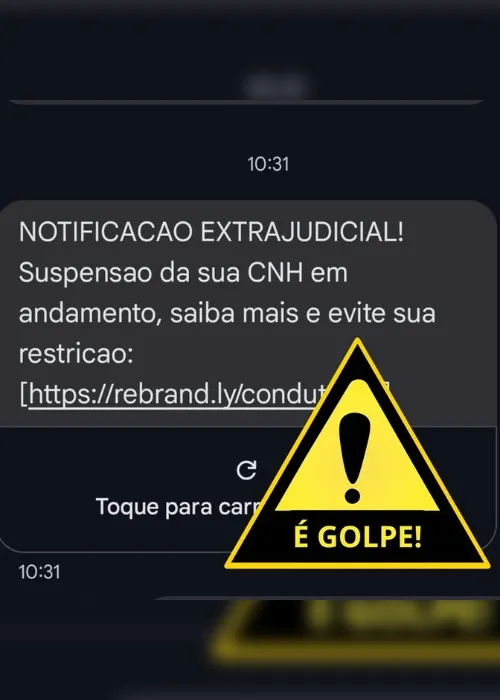 Imagem ilustrativa da imagem Detran| ES alerta para golpe com falsas mensagens de multas para condutores