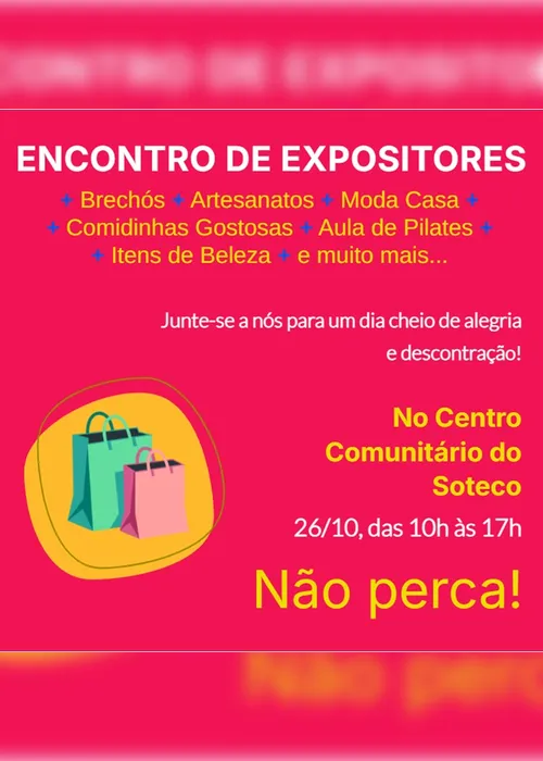 Imagem ilustrativa da imagem Encontro de Expositores ocorre neste sábado em Soteco, Vila Velha