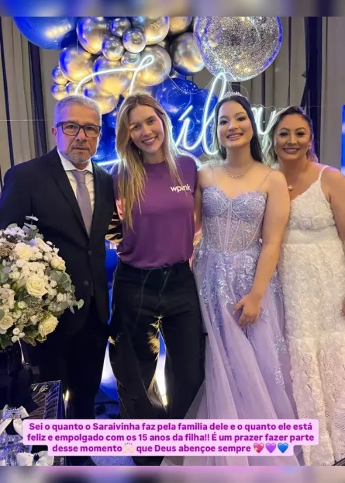 Imagem ilustrativa da imagem Virginia é criticada por look em festa de 15 anos e dispara: 'Gente mal amada'