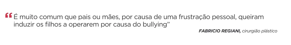 Imagem ilustrativa da imagem 900 adolescentes fazem cirurgia plástica para fugir do bullying