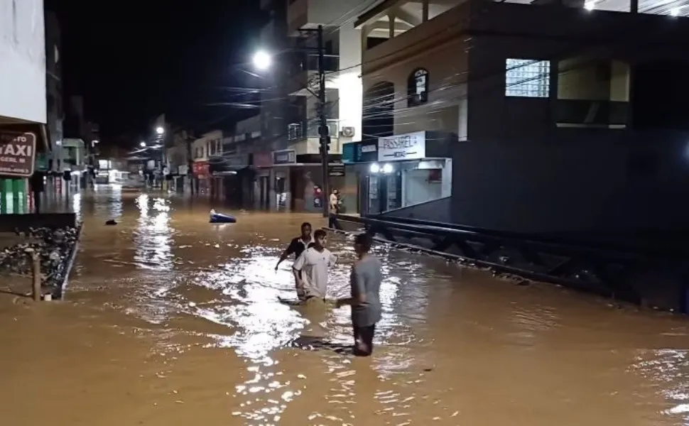 Imagem ilustrativa da imagem Cidade do ES registra chuva de 125 milímetros; saiba onde mais choveu