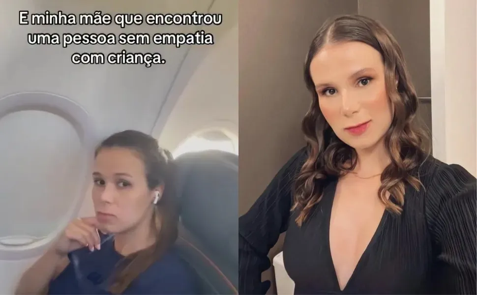 Imagem ilustrativa da imagem Mãe se desculpa após discussão dentro de avião e diz que filho fez 'birra ridícula'