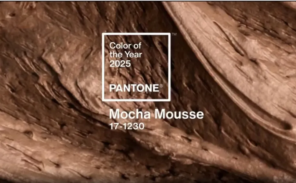 Imagem ilustrativa da imagem Pantone declara 'Mocha Mousse', marrom suave e evocativo, como a cor do ano