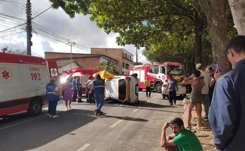 Imagem ilustrativa da imagem Prova prática do Detran/ES acaba em acidente na Serra