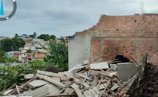 Imagem ilustrativa da imagem Casa desaba e homem fica ferido em Guarapari