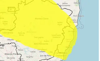 Imagem ilustrativa da imagem ES recebe novo alerta de chuvas intensas até segunda-feira