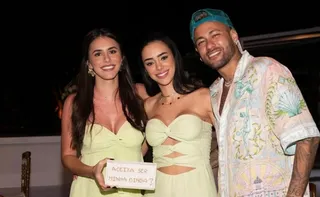 Imagem ilustrativa da imagem Neymar e Bruna Biancardi superam briga e escolhem madrinha da 2ª filha do casal