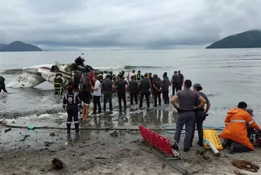 Imagem ilustrativa da imagem Avião que caiu em Ubatuba (SP) pertence a família de fazendeiro de Goiás