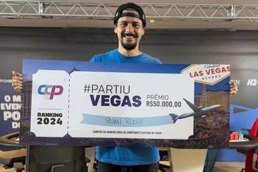 Imagem ilustrativa da imagem Campeão capixaba de poker ganha viagem de R$ 50 mil para Las Vegas