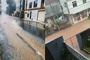 Imagem ilustrativa da imagem Chuva de granizo destelha casas e alaga ruas no Sul do ES